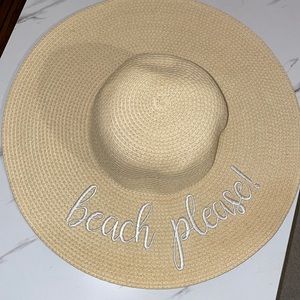 BEACH PLEASE sun hat